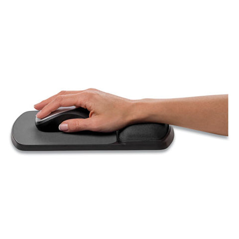 Gel Mouse Pad With Wrist Rest, 6.25 X 10.12, Graphite/platinum