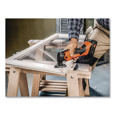 Multimaster Amm 500 As 2 Ah Cordless Oscillating Multi-tool Kit With 12 Accessories, Variable Speed