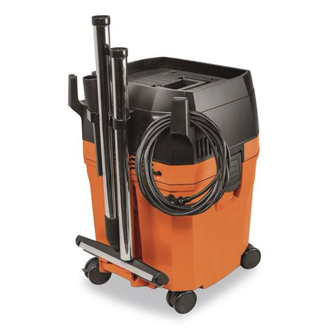 Turbo Ii Hepa Dust Extractor Set, 8.4 Gal Tank Capacity, Orange/black