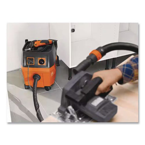 Turbo Ii Wet/dry Vacuum/dust Extractor, 8.4 Gal, Orange/black