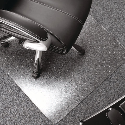 Cleartex Ultimat Chair Mat For High Pile Carpets, 60" W X 48" L, Clear