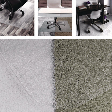 Cleartex Unomat Anti-slip Chair Mat For Hard Floors/flat Pile Carpets, 60" W X 48" L, Clear