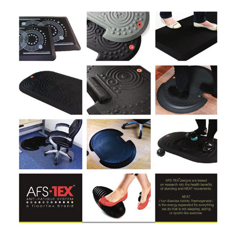 Afs-tex 3000x Anti-fatigue Mat, 20 X 39, Midnight Black