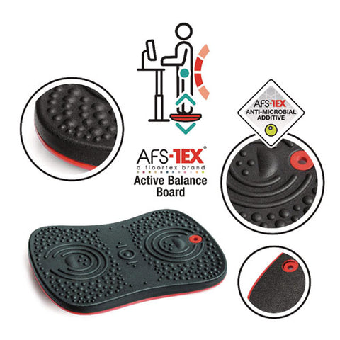 Afs-tex Active Balance Board, 14 X 20 X 2.5, Black