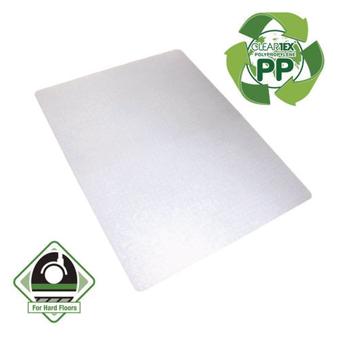 Cleartex Polypropylene Chair Mat For Carpets, 29" W X 46" L, Translucent