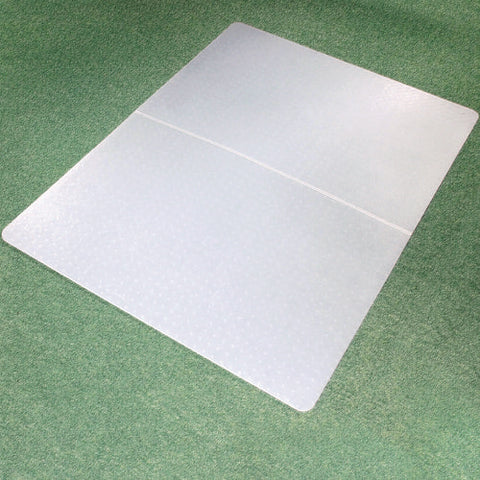 Cleartex Polypropylene Foldable Chair Mat For Carpets, 35" W X 46" L, Translucent