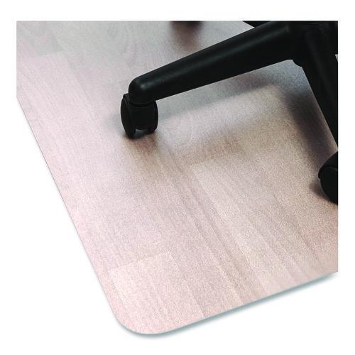 Ecotex Marlon Bioplus Rectangular Polycarbonate Chair Mat For Hard Floors, Rectangular, 46" X 60", Clear