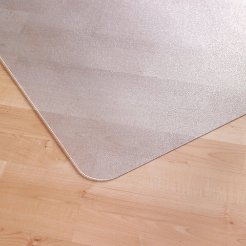 Cleartex Advantagemat Phthalate Free Pvc Chair Mat For Hard Floors, 53" W X 45" L, Clear