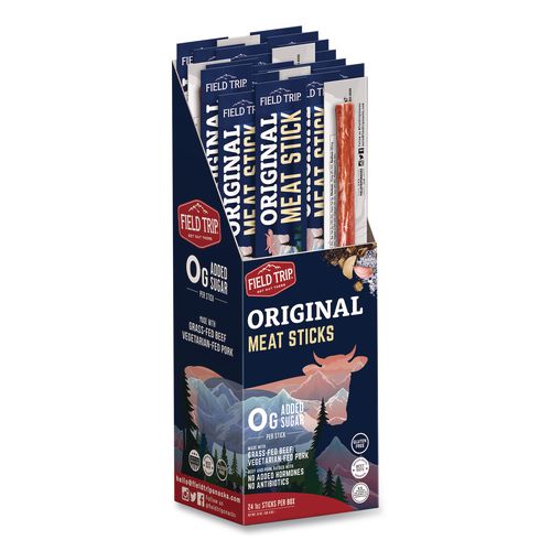 Original Beef And Pork Meat Stick, 1 Oz Stick, 24/box