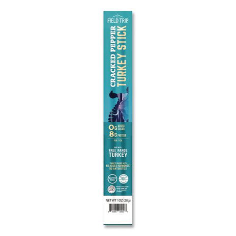 Cracked Pepper Turkey Meat Stick, 1 Oz Stick, 24/box