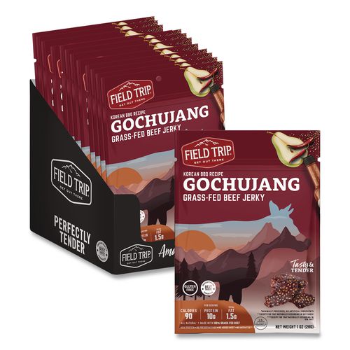 Gochujang Beef Jerky, 1 Oz Bag, 12/box