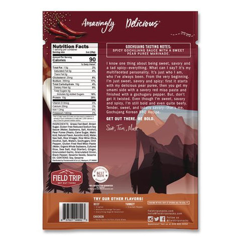 Gochujang Beef Jerky, 1 Oz Bag, 12/box