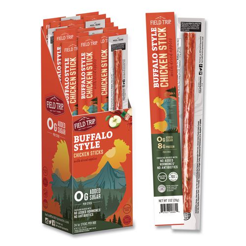 Buffalo Style Chicken Meat Stick, 1 Oz Stick, 24/box