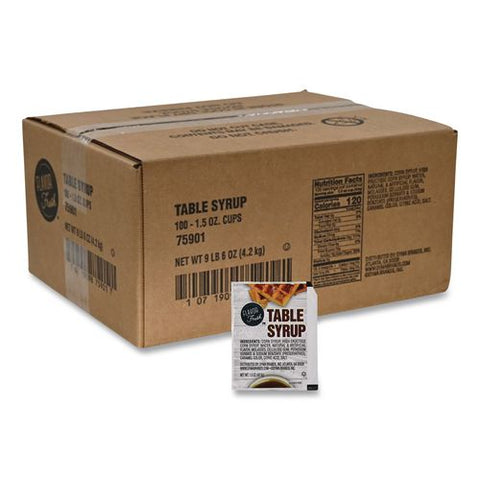Table Syrup Cups, 1.5 Oz, Single Serving, 200/carton