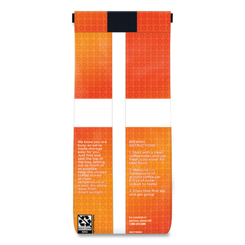 Original Blend Coffee, Dunkin Dark Roast, 11 Oz Bag