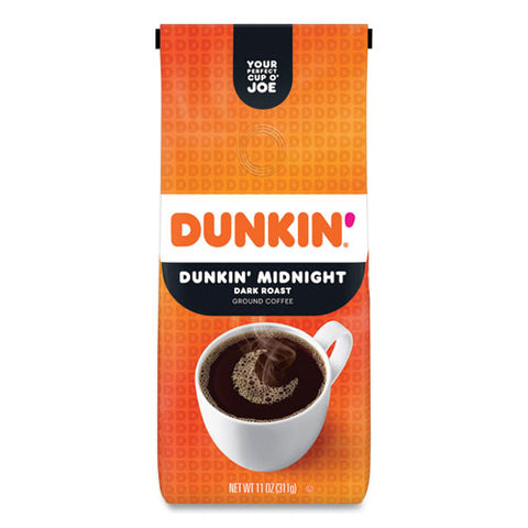 Original Blend Coffee, Dunkin Dark Roast, 11 Oz Bag