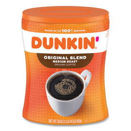Original Blend Coffee, Dunkin Original, 30 Oz Canister