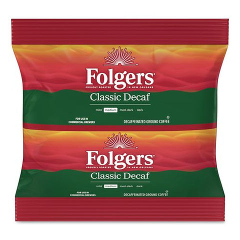 Classic Decaf Ground Coffee Fraction Pack, 5.4 Oz Packet, 30/carton