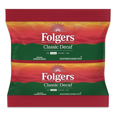 Classic Decaf Ground Coffee Fraction Pack, 2.7 Oz Packet, 50/carton