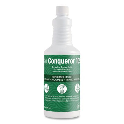 Bio Conqueror 105 Enzymatic Odor Counteractant Concentrate, Cucumber Melon, 32 Oz Bottle