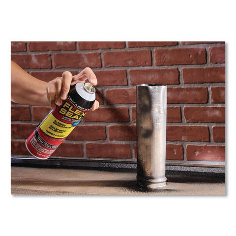 Flex Seal Liquid Rubber Sealant Coating Aerosol, 14 Oz Aerosol Can, Dries Brown, 6/carton