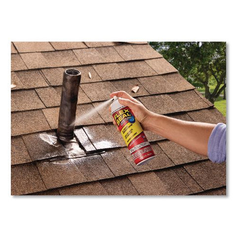 Flex Seal Liquid Rubber Sealant Coating Aerosol, 14 Oz Aerosol Can, Dries Gray, 6/carton