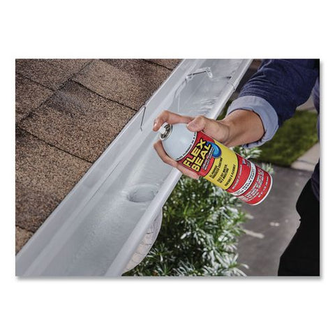 Flex Seal Liquid Rubber Sealant Coating Aerosol, 14 Oz Aerosol Can, Dries Gray, 6/carton