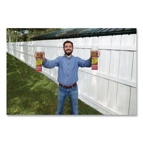 Flex Seal Liquid Rubber Sealant Coating Max Aerosol, 17 Oz Aerosol Can, Dries White, 4/carton
