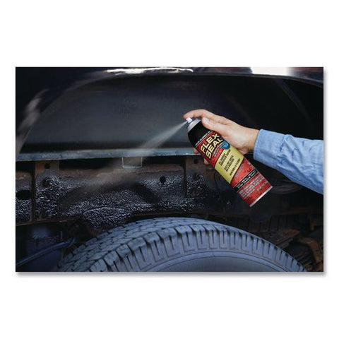 Flex Seal Liquid Rubber Sealant Coating Aerosol, 14 Oz Aerosol Can, Dries Black, 6/carton