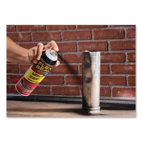 Flex Seal Liquid Rubber Sealant Coating Aerosol, 14 Oz Aerosol Can, Dries Red, 6/carton