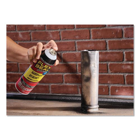Flex Seal Liquid Rubber Sealant Coating Aerosol, 14 Oz Aerosol Can, Dries Terra Cotta, 6/carton
