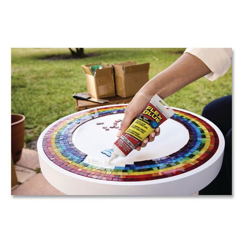 Flex Glue Easy Squeeze, 6 Oz, Dries White, 6/carton