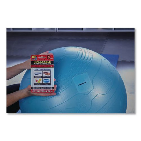 Flex Seal Inflatable Patch And Repair, 3" X 4", Clear, 8/carton