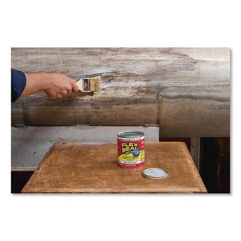 Flex Seal Liquid Rubber Sealant Coating Liquid, 16 Oz Can, Dries Clear, 6/carton