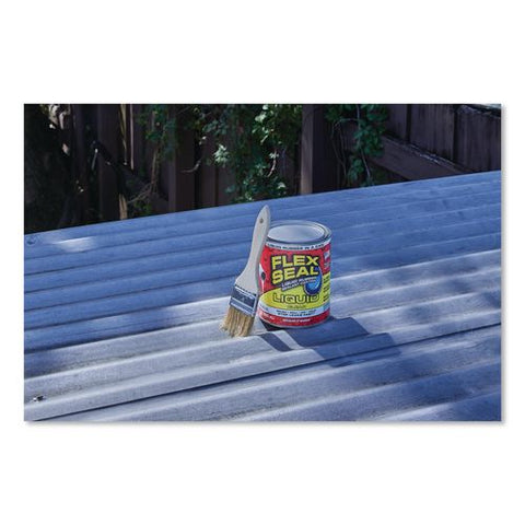 Flex Seal Liquid Rubber Sealant Coating Liquid, 32 Oz Can, Dries Clear, 6/carton