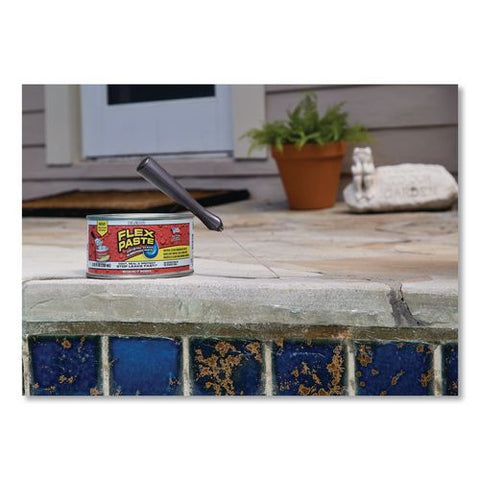 Flex Paste Super Thick Rubberized Paste, 1 Lb Can, Dries Clear, 4/carton