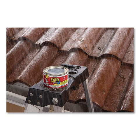 Flex Paste Super Thick Rubberized Paste, 1 Lb Can, Dries Clear, 4/carton