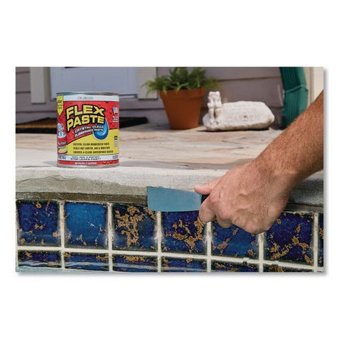 Flex Paste Super Thick Rubberized Paste, 26 Oz Can, Dries Clear, 4/carton