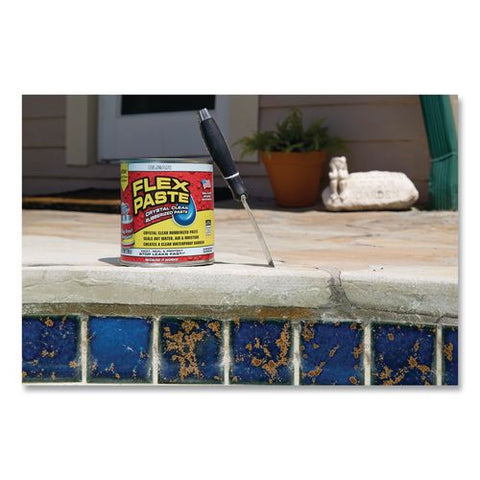 Flex Paste Super Thick Rubberized Paste, 26 Oz Can, Dries Clear, 4/carton