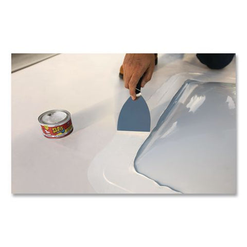 Flex Paste Super Thick Rubberized Paste, 1 Lb Can, Dries White, 4/carton
