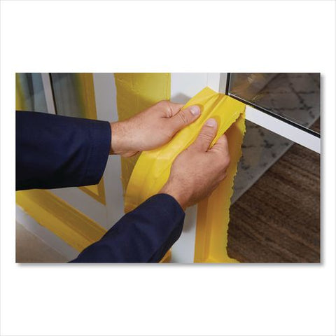 Removable Rubber Sealant Coating Flood Protection Spray, 17 Oz Aerosol Can, Dries Yellow, 4/carton