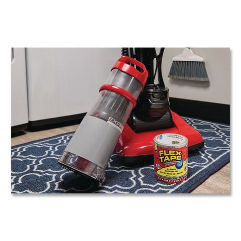 Flex Tape Strong Rubberized Waterproof Tape, 4" Core, 39 Mil Thick, 8" X 5 Ft, Gray, 4/carton