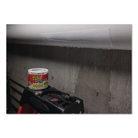 Max Strong Rubberized Waterproof Tape, 4" Core, 39 Mils Thick, 4" X 25 Ft, White, 3/carton