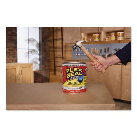 Flex Seal Liquid Rubber Sealant Coating Liquid, 1 Gal Can, Dries Clear, 2/carton