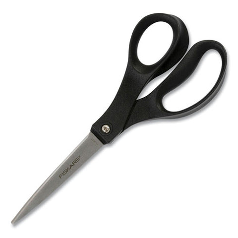 Scissors, 10" Long, Straight Black Handle