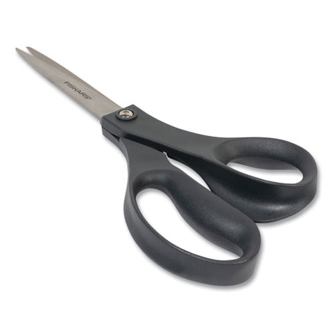 Everyday Scissors, 8" Long, 3.75" Cut Length, Straight Black Handle