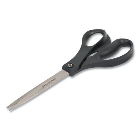 Everyday Scissors, 8" Long, 3.75" Cut Length, Straight Black Handle