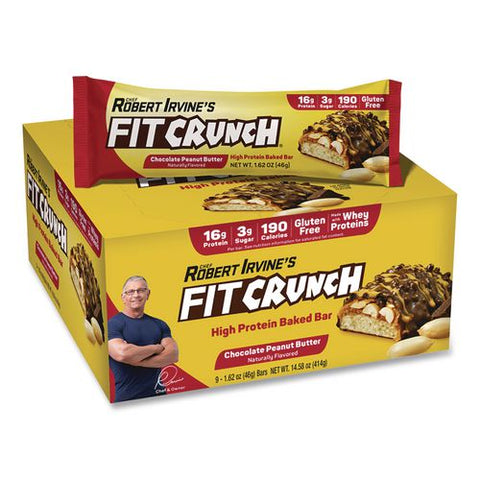 Chocolate Peanut Butter High Protein Baked Bar, 1.62 Oz, 9/box