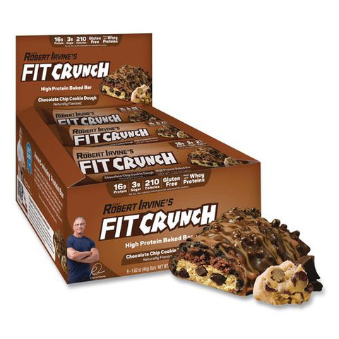 Chocolate Chip Cookie Dough High Protein Baked Bar, 9/box