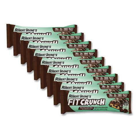 Mint Chocolate Chip High Protein Baked Bar, 1.62 Oz, 9/box